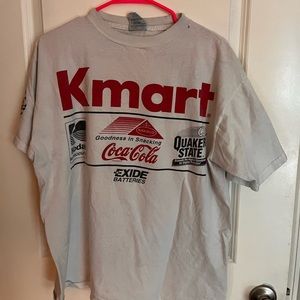 vintage kmart tshirt with advertisements size large